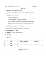 tiếng anh 7 kiểm tra 1 tiết