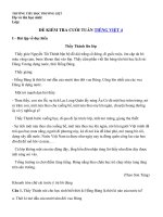 Phiếu ôn tập môn Tiếng Việt khối 4 tuần 19. 20