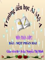 Tuần 22 - Bài: Một phần hai