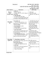 Giáo án tuàn 4. Chủ đề 