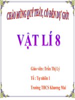 TIẾT 16 - BÀI 14: ĐỊNH LUẬT VỀ CÔNG