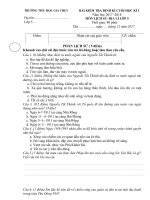 Đề KTĐK - Cuối kì 1 - Lịch sử - Địa lí 5 - TH Gia Thuỵ - 2017 - 2018