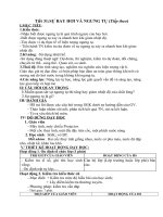 Tiết 31:SỰ BAY HƠI VÀ NGƯNG TỤ (Tiếp theo)