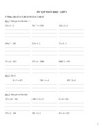 Tải Ôn tập cuối học kì II môn Toán lớp 3 -  Đề cương ôn thi học kì 2 môn Toán lớp 3