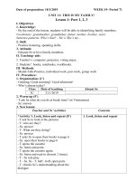 giáo án Tiếng Anh lop 3 tuần 19