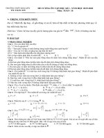 đề cương ôn tập học kì 1 toán 10 năm 2019 – 2020 trường kim liên – hà nội  tài liệu việt nam