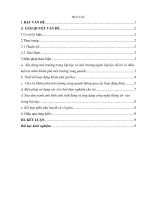 Sáng kiến kinh nghiệm: Một số biện pháp giúp học tốt hoạt động khám phá môi trường xung quanh cho trẻ 3 – 4 tuổi