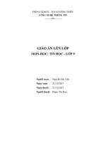 BÀI TH 5: BÀI TRÌNH CHIẾU ĐẦU TIÊN CỦA EM