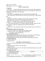 Giáo án hình học 9 tiết 21 22