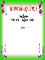 Tiếng Việt 5 - Tuần 1 - LTVC - Luyện tập về từ đồng nghĩa