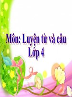 Tiếng Việt 4 - Tuần 13 - LTvC - Câu hỏi và dấu chấm hỏi