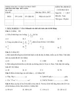 Tải Đề thi học kì 2 môn Toán lớp 4 trường tiểu học Đức Long, Phan Thiết năm 2016 - 2017 -  Đề kiểm tra học kì 2 môn Toán lớp 4