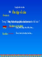 Tiếng Việt 5 - Tuần 17 - LTVC - Ôn tập về câu