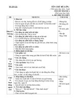 GIÁO ÁN TUẦN 22: LỄ HỘI ĐẦU XUÂN TRÊN QUÊ HƯƠNG THỦY AN