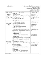 Giáo án tuần phụ 25 ĐV nuôi trong gia đình