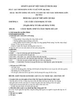 Nội dung bài dạy và ôn tập học kì 2 môn Sử 10