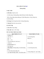 Tải Giáo án Toán 2 chương 3 bài 22: Đường thẳng - Giáo án điện tử Toán lớp 2