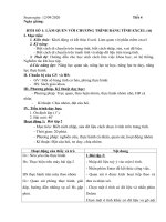 Tuần 2 - Tiết 4 - BTH SỐ 1: LÀM QUEN VỚI CHƯƠNG TRÌNH BẢNG TÍNH EXCEL (tt)