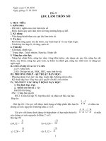 Giáo án đại số 7- tiết 15+16-tuần 8-năm học 2019-2020