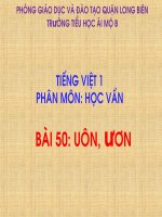 Tiếng Việt 1 - Tuần 12 - Học vần - Bài uôn, ươn