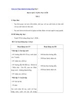 Tải Giáo án Thực hành kĩ năng sống lớp 1 bài 4 - Tiết 2 - Quà tặng nụ cười