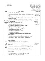 TUẦN PHỤ 23 : BÉ ĐI KHẮP NƠI BẰNG PHƯƠNG TIỆN NÀO