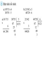 Toán 3 - Tuần 32- Luyện tập chung tr.165