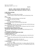 GIÁO ÁN CÔNG NGHỆ 6 TUẦN 27 TIẾT 50+51