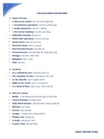 COLLOCATIONS FOR HOUSING 