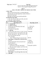 Giáo án Tin học lớp 5 Tuần 3