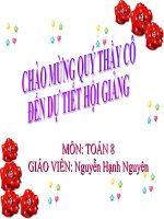 TIẾT 22: PHÂN THỨC ĐẠI SỐ