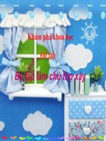 Giáo án điện tử lĩnh vực khám phá. Đề tài: Bé tập làm thợ xây