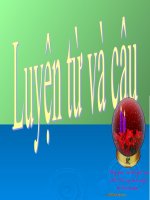 Tiếng Việt 2 - Tuần 7 - LTVC - Mở rộng vốn từ từ ngữ về các môn học