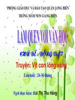 Truyện: Vịt con lông vàng