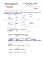 bài tập anh 9  thcs đình xuyên