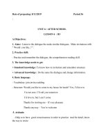 tiếng anh 7 tuần 13