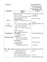 giáo án tuần phu 11 chủ đề gia đình