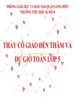 Toán 5 - Tuần 32 - Luyện tập chung ( trang 169 )