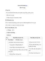 Tải Giáo án Mỹ thuật lớp 1 bài 19: Vẽ gà - Giáo án điện tử môn Mỹ thuật lớp 1