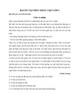 Bài tập cuối tuần 23 môn Tiếng Việt -  Khối 5