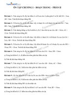 Ôn tập chương 1 - Đoạn thẳng (Phần 2)