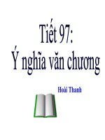 Ý nghĩa văn chương