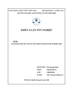 Luận văn tốt nghiệp giải pháp erp mã nguồn mở odoo cho doanh nghiệp mes