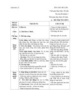 giáo án phụ tuần 22; một số loại cây