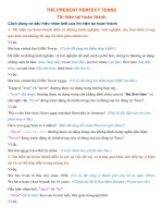 TIẾNG ANH 6-UNIT 9- THE PRESENT PERFECT TENSE (Thì hiện ...