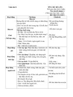 giáo án tuần 8 chủ đề gia đình