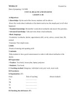 Anh 7: tuần 23: tiết 61 62 63