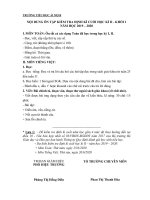 Nội dung ôn tập cuối học kì II - Năm học 2019 -2020 - Khối 1