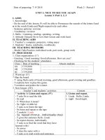 giáo án Tiếng Anh lop 4 tuần 2