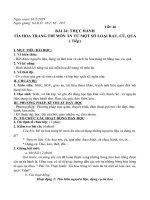 GIÁO ÁN CÔNG NGHỆ 6 TUẦN 25 TIẾT 46+47